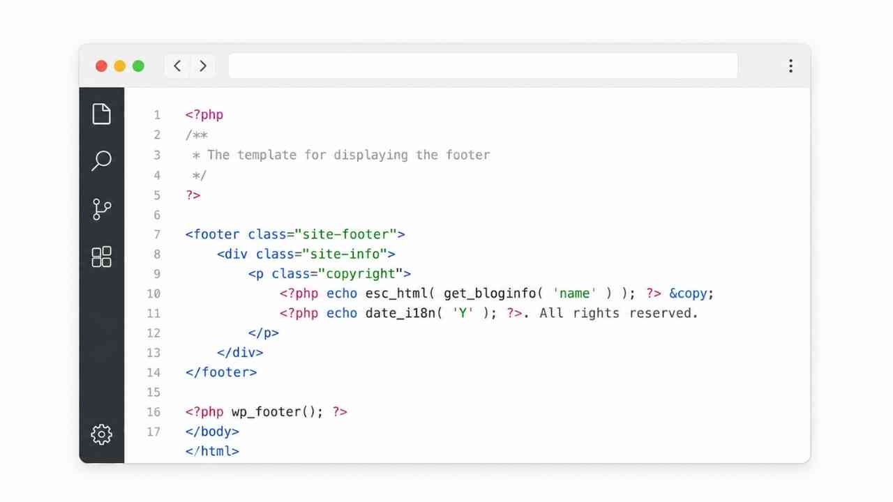 membuat file footer.php