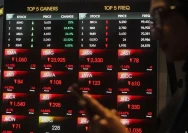 Aktivitas perdagangan saham di Bursa Efek Indonesia