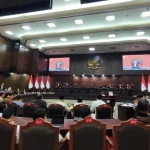 Gedung Mahkamah Konstitusi tempat pembacaan putusan gugatan syarat pendidikan Gibran Rakabuming Raka