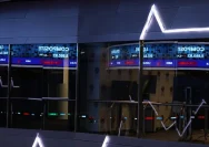 Grafik pergerakan Indeks Harga Saham Gabungan di Bursa Efek Indonesia