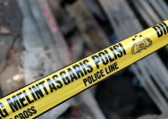 Ilustrasi garis polisi di lokasi kejadian perkara kriminal