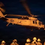 Ilustrasi helikopter militer Sikorsky MH-60R Seahawk milik Angkatan Laut Amerika Serikat