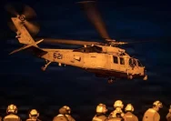 Ilustrasi helikopter militer Sikorsky MH-60R Seahawk milik Angkatan Laut Amerika Serikat