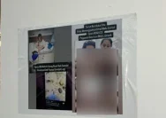 Ilustrasi pilar mall di Gresik tempat penempelan poster vulgar karyawati yang viral.