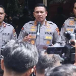 Kabid Humas Polda Metro Jaya Kombes Budi Hermanto memberikan keterangan terkait pelarangan liputan jurnalis