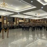 Kapolri memimpin pelantikan dan sertijab pejabat utama serta Kapolda di Mabes Polri