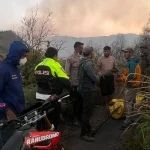 Kawasan Gunung Bromo yang terdampak kebakaran hutan dan lahan