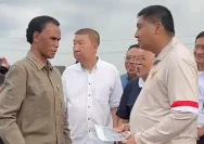 Ketua Umum GRIB Jaya Hercules memberikan pernyataan terkait sengketa lahan.