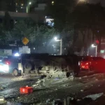Kondisi kendaraan pasca kecelakaan maut di Jalan Rasuna Said Jakarta