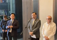 Menko Kumham Imipas Yusril Ihza Mahendra memberikan keterangan mengenai rencana revisi UU Tipikor