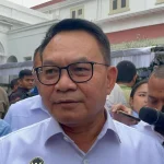 Menko Polkam Dudung Abdurachman saat memberikan keterangan pers mengenai taklimat Presiden Prabowo Subianto kepada pimpinan