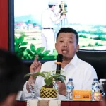 Menteri ATR/BPN Nusron Wahid saat menjalani tugas kedinasan