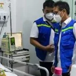 Menteri Kesehatan Budi Gunadi Sadikin memberikan keterangan mengenai fasilitas oksigen di Palangka Raya