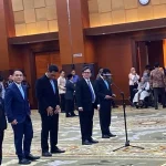 Menteri Keuangan Suahasil Nazara saat melantik pejabat baru di lingkungan Kemenkeu