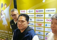 Menteri Pemuda dan Olahraga Erick Thohir memberikan keterangan pers terkait hasil Asian Games 2026.