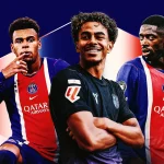 Pemain Barcelona Lamine Yamal saat berlatih menjelang pertandingan Liga Champions.
