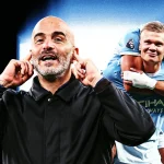 Pemain Manchester City saat merayakan kemenangan di Anfield