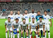 Pemain Persib Bandung bersiap menghadapi laga kontra Port FC di ASEAN Club Championship 2026-2027