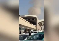 Pemandangan kawasan Bandara Internasional King Khalid di Riyadh