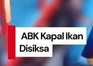Petugas Kementerian Kelautan dan Perikanan melakukan pengawasan terhadap kepatuhan operasional kapal perikanan di pelabuhan.