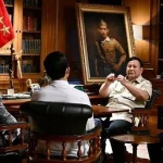 Presiden Prabowo Subianto saat memberikan arahan kepada jajaran Badan Komunikasi Pemerintah