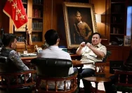 Presiden Prabowo Subianto saat memberikan arahan kepada jajaran Badan Komunikasi Pemerintah