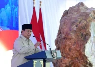 Presiden Prabowo Subianto saat meresmikan SMA Taruna Nusantara Kampus Cimahi
