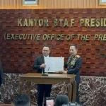 Prosesi serah terima jabatan Kepala Staf Kepresidenan