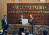 Prosesi serah terima jabatan Kepala Staf Kepresidenan