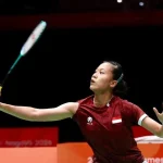 Putri Kusuma Wardani bertanding di babak perempatfinal Denmark Open 2026 menghadapi Wang Zhi Yi