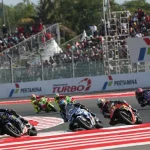 Suasana balapan MotoGP di Sirkuit Mandalika