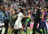 Suasana laga El Clasico di Stadion Spotify Camp Nou