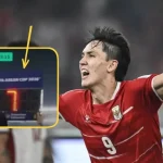 Suasana pertandingan Timnas Indonesia melawan Bangladesh di Stadion Utama Gelora Bung Karno.
