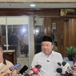 Suasana ruang rapat Komisi X DPR RI di Kompleks Parlemen Jakarta