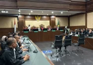 Suasana ruang sidang Pengadilan Tipikor Jakarta