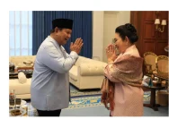 Titiek Soeharto memberikan ucapan selamat ulang tahun kepada Presiden Prabowo Subianto